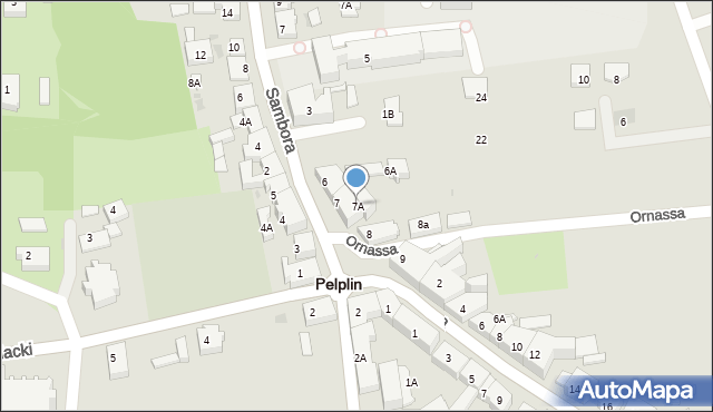 Pelplin, Plac Grunwaldzki, 7A, mapa Pelplin