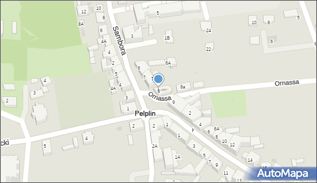 Pelplin, Plac Grunwaldzki, 8, mapa Pelplin