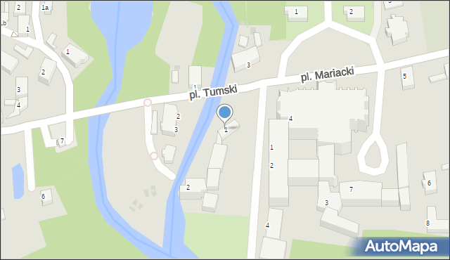 Pelplin, Plac Tumski, 1, mapa Pelplin