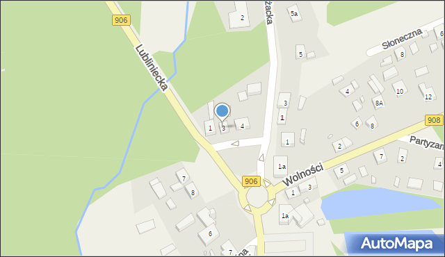 Piasek, Plac Powstańców, 3, mapa Piasek