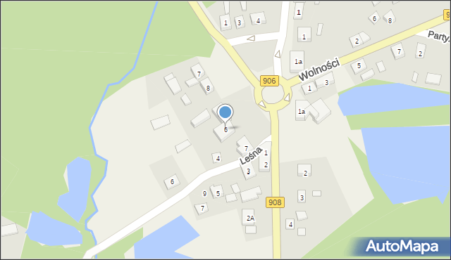 Piasek, Plac Powstańców, 6, mapa Piasek