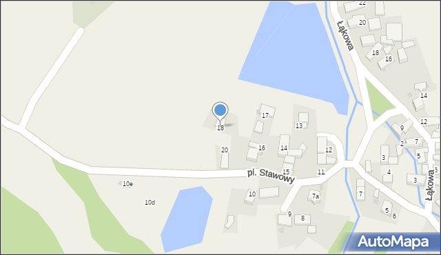 Pietna, Plac Stawowy, 18, mapa Pietna