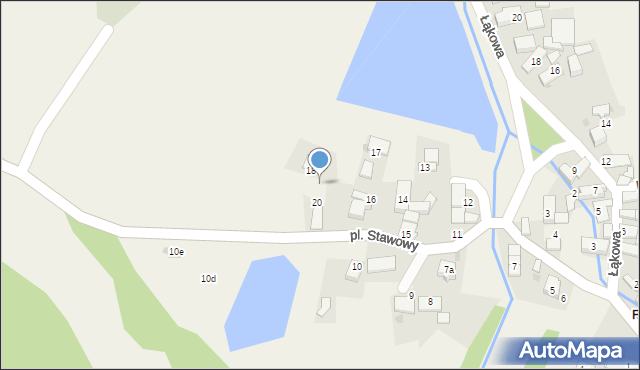 Pietna, Plac Stawowy, 19, mapa Pietna