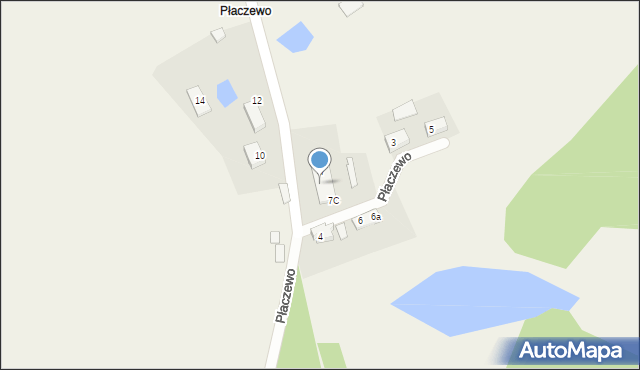 Płaczewo, Płaczewo, 7a, mapa Płaczewo