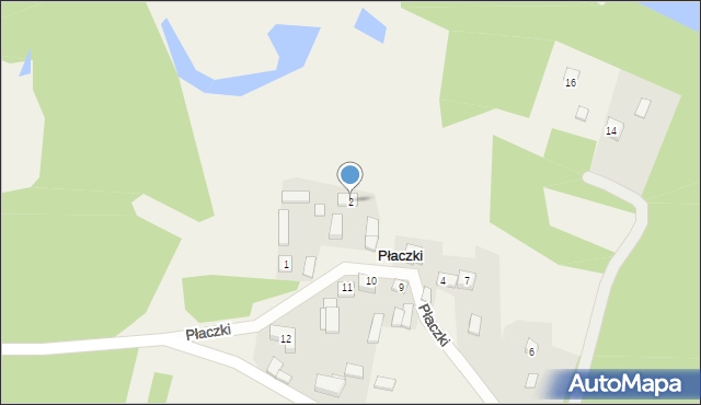 Płaczki, Płaczki, 2, mapa Płaczki