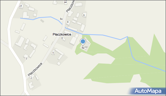 Płaczkowice, Płaczkowice, 6a, mapa Płaczkowice