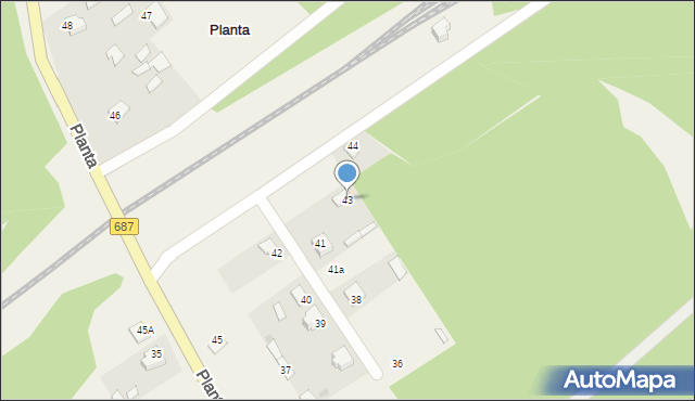 Planta, Planta, 43, mapa Planta