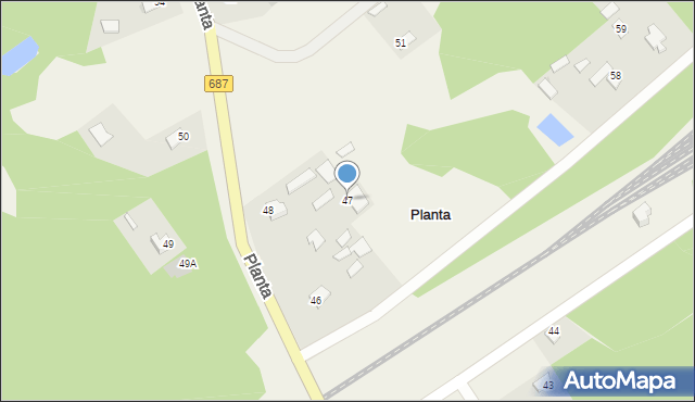 Planta, Planta, 47, mapa Planta