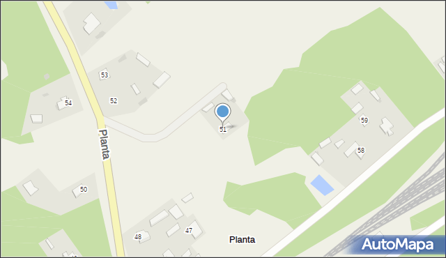 Planta, Planta, 51, mapa Planta