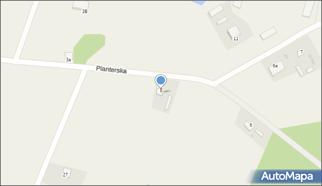 Planta, Planterska, 5, mapa Planta