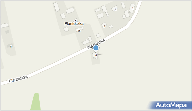 Planteczka, Planteczka, 4, mapa Planteczka