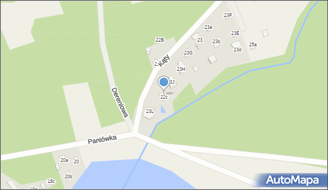 Płaska, Płaska, 23K, mapa Płaska