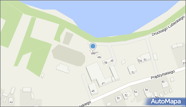 Płaska, Płaska, 60, mapa Płaska