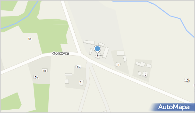 Płaska, Płaska, 7, mapa Płaska