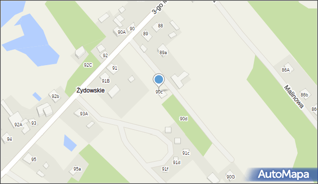 Płaska, Płaska, 90c, mapa Płaska