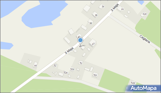 Płaska, Płaska, 97A, mapa Płaska