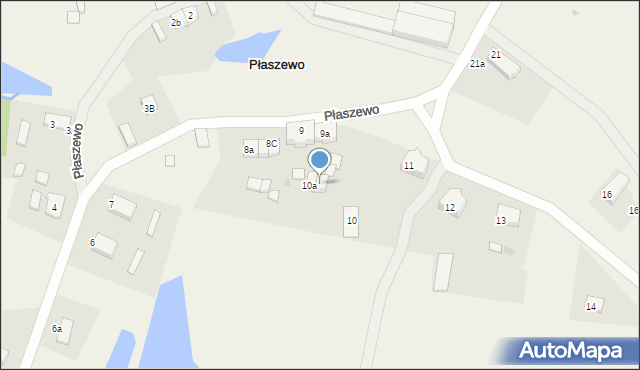 Płaszewo, Płaszewo, 10b, mapa Płaszewo