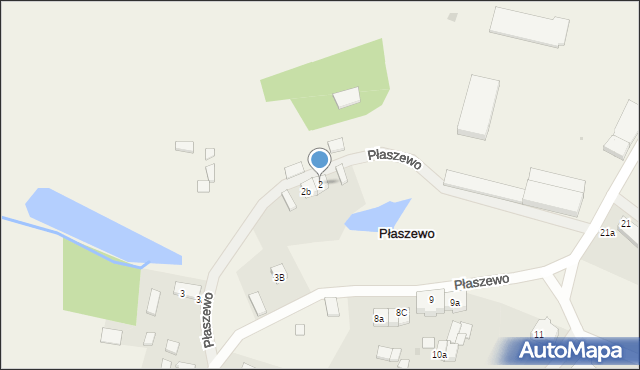 Płaszewo, Płaszewo, 2, mapa Płaszewo