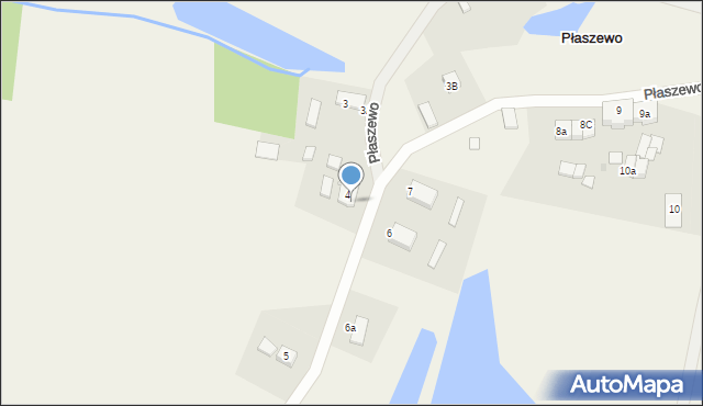 Płaszewo, Płaszewo, 4A, mapa Płaszewo