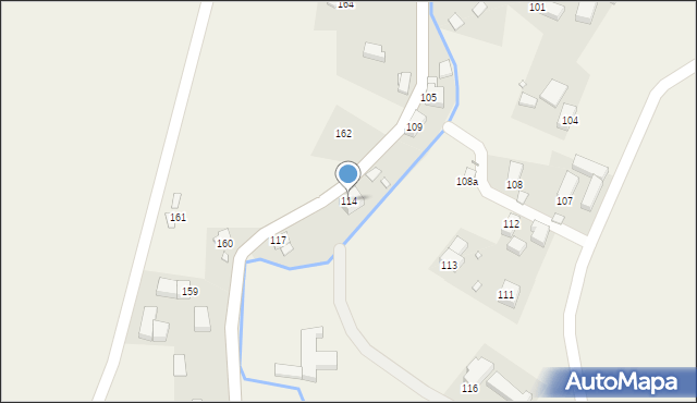 Platerówka, Platerówka, 114, mapa Platerówka