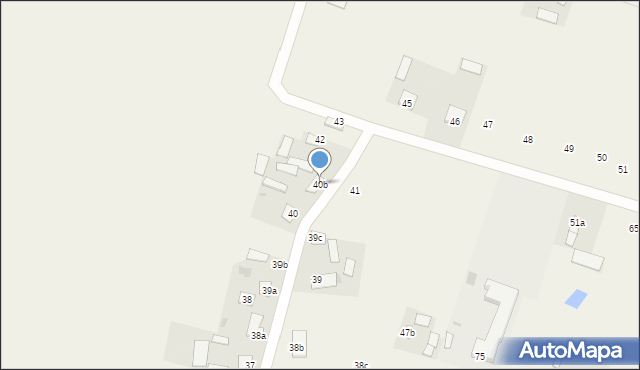 Pławanice, Pławanice, 40b, mapa Pławanice