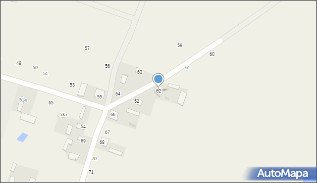 Pławanice, Pławanice, 62, mapa Pławanice
