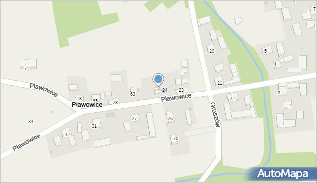 Pławowice, Pławowice, 25, mapa Pławowice