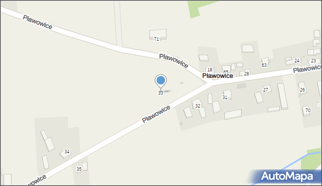 Pławowice, Pławowice, 33, mapa Pławowice