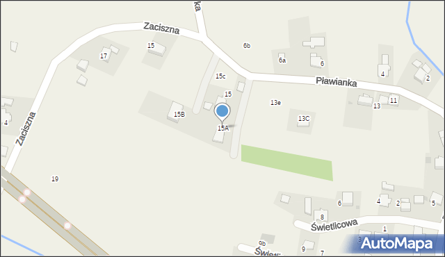 Pławy, Pławianka, 15A, mapa Pławy