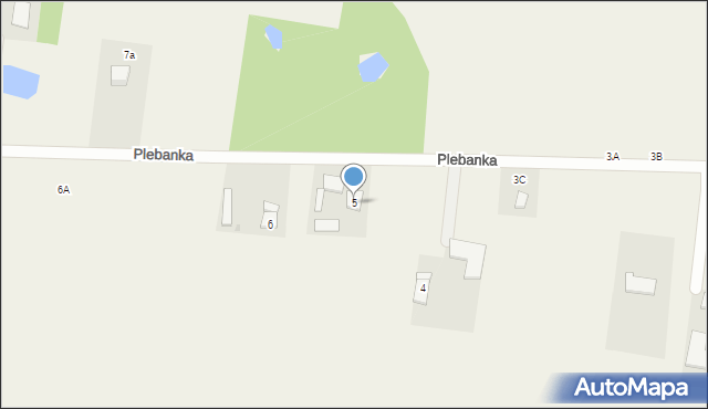 Plebanka, Plebanka, 5, mapa Plebanka