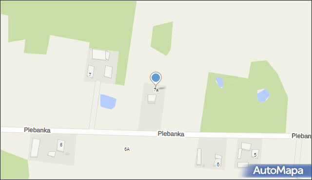 Plebanka, Plebanka, 7a, mapa Plebanka