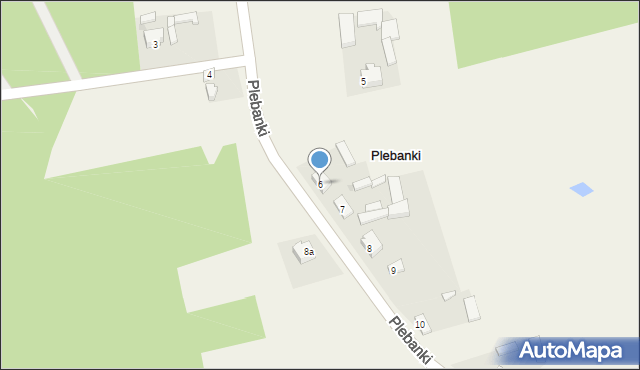 Plebanki, Plebanki, 6, mapa Plebanki