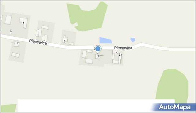 Plecewice, Plecewice, 3, mapa Plecewice