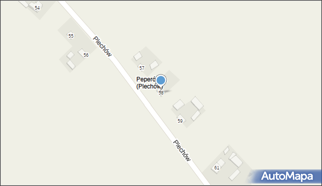 Plechów, Plechów, 58, mapa Plechów