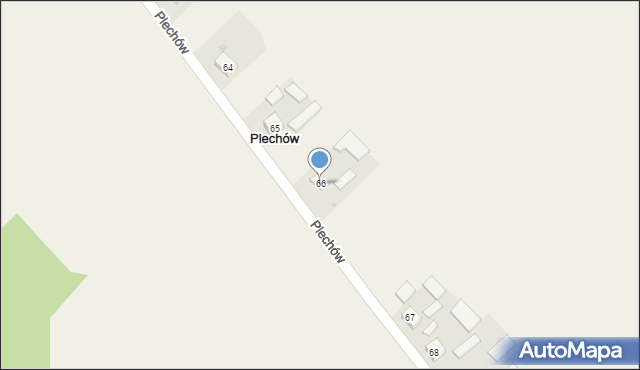 Plechów, Plechów, 66, mapa Plechów