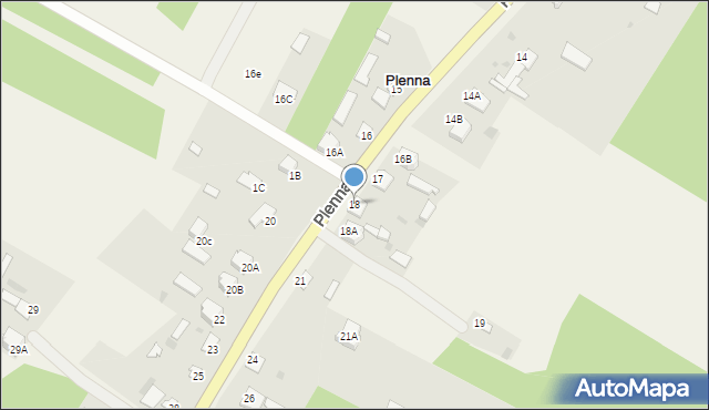 Plenna, Plenna, 18, mapa Plenna