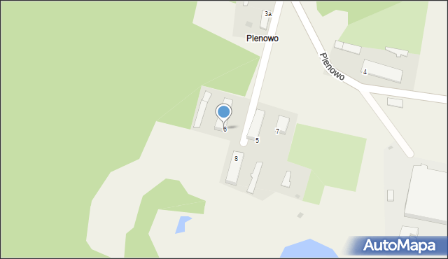 Plenowo, Plenowo, 6, mapa Plenowo