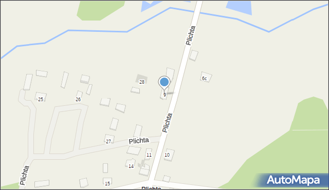 Plichta, Plichta, 9, mapa Plichta