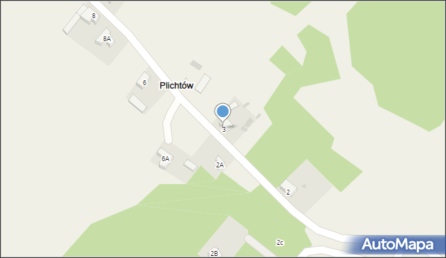 Plichtów, Plichtów, 3, mapa Plichtów