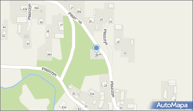 Pliszczyn, Pliszczyn, 28, mapa Pliszczyn