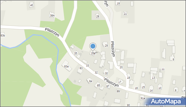 Pliszczyn, Pliszczyn, 33a, mapa Pliszczyn