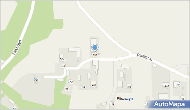 Pliszczyn, Pliszczyn, 50d, mapa Pliszczyn