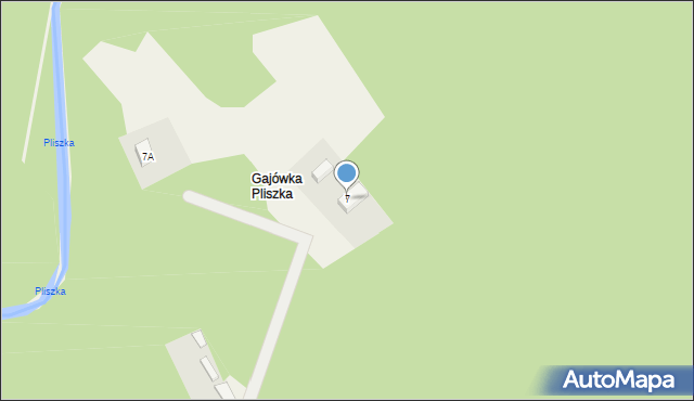 Pliszka, Pliszka, 7, mapa Pliszka