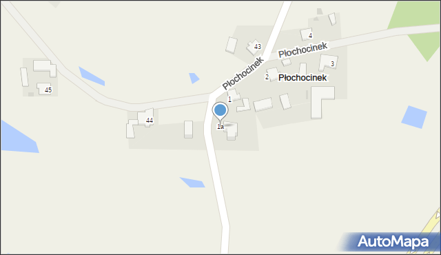 Płochocinek, Płochocinek, 1a, mapa Płochocinek