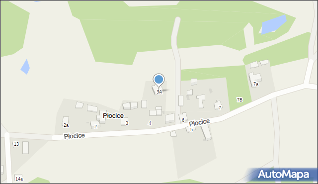 Płocice, Płocice, 3A, mapa Płocice