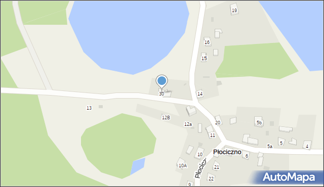 Płociczno, Płociczno, 30, mapa Płociczno