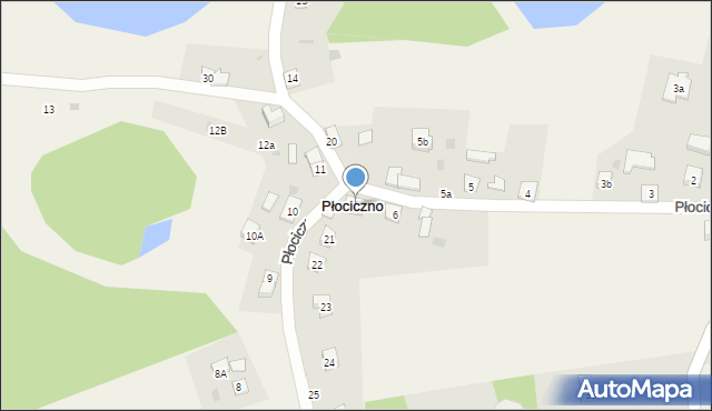 Płociczno, Płociczno, 7, mapa Płociczno