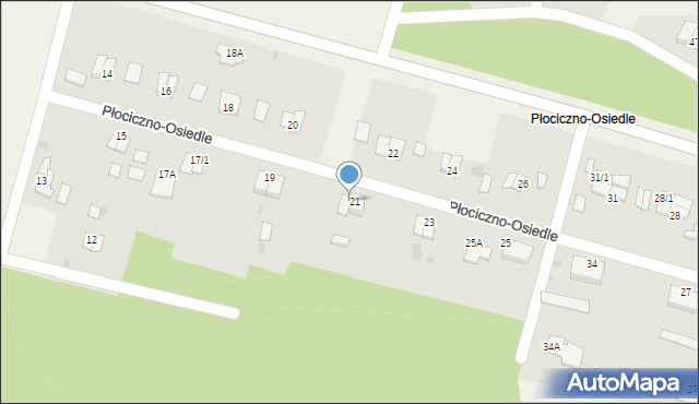 Płociczno-Osiedle, Płociczno-Osiedle, 21/2, mapa Płociczno-Osiedle