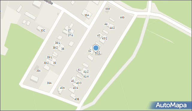 Płociczno-Osiedle, Płociczno-Osiedle, 42/4, mapa Płociczno-Osiedle