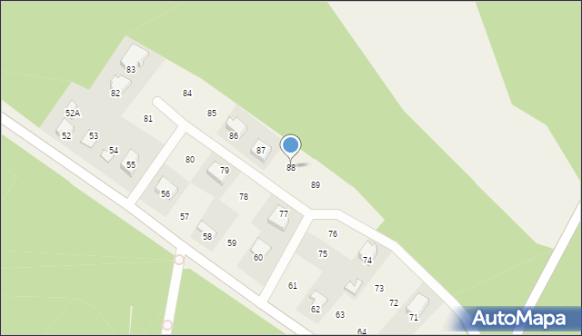 Płociczno-Tartak, Płociczno-Tartak, 88, mapa Płociczno-Tartak